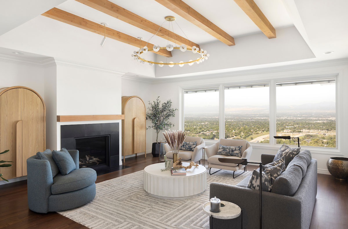 Modern Home Designed Living Room View